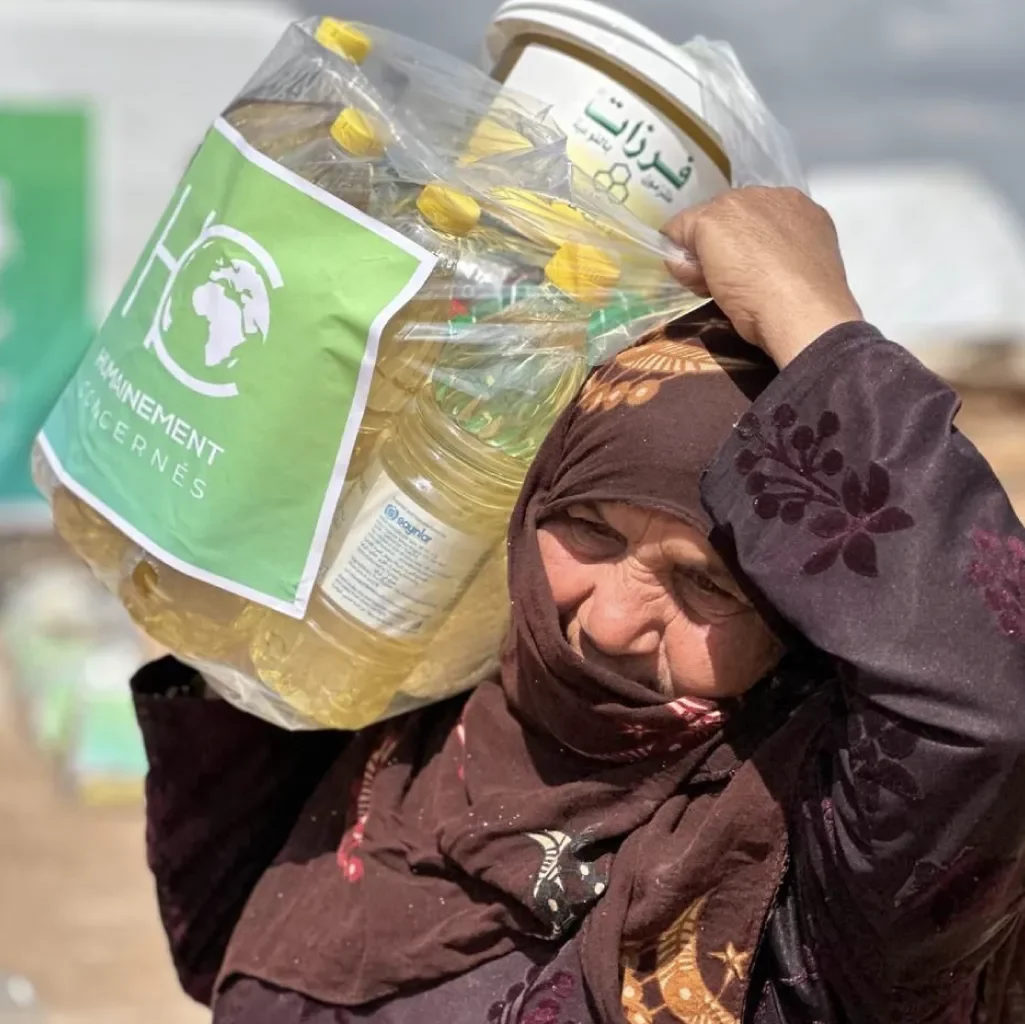 Programme de lutte contre la faim avec distribution alimentaire